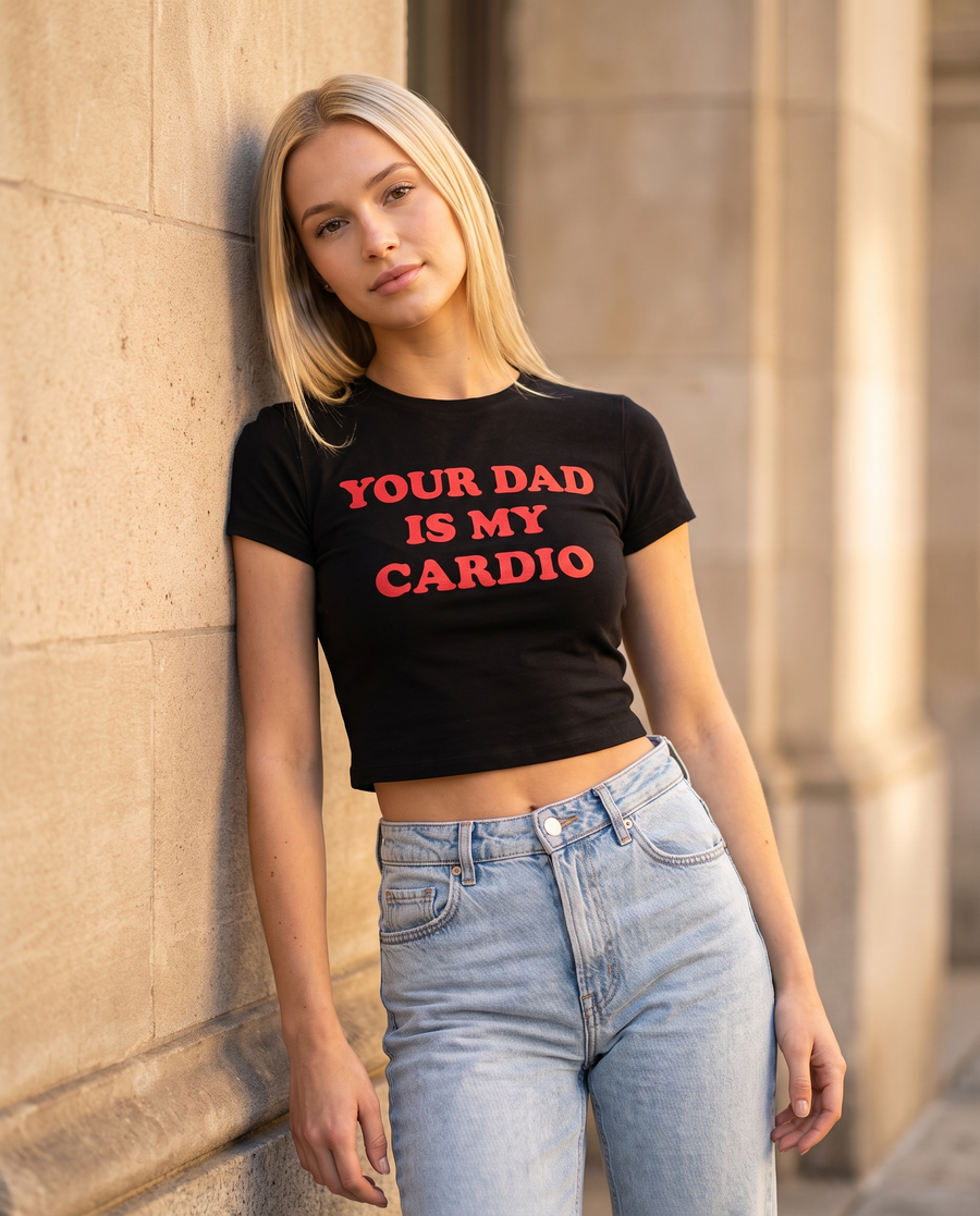 Your Dad Is My Cardio – Editorial Fashion Shot